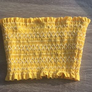 Yellow Tube Top